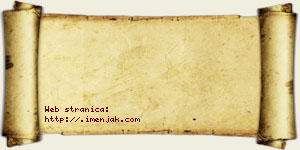 Hana Jednak vizit kartica